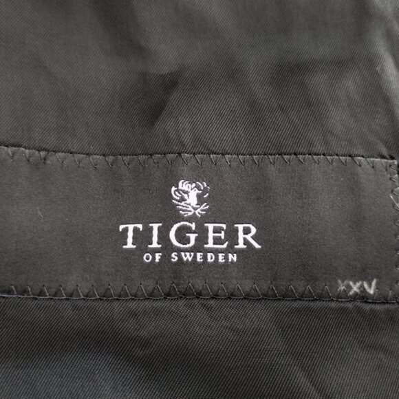 Tiger of Sweden Hoyt Blazer Size 40 Gray Two Button Lined Wool Classic Office - Picture 4 of 16